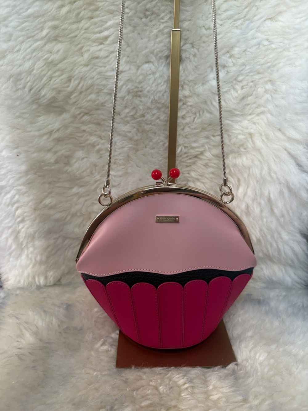 kate spade Pink Two-Tone Cupcake Crossbody Bag - New Never Used Authentic